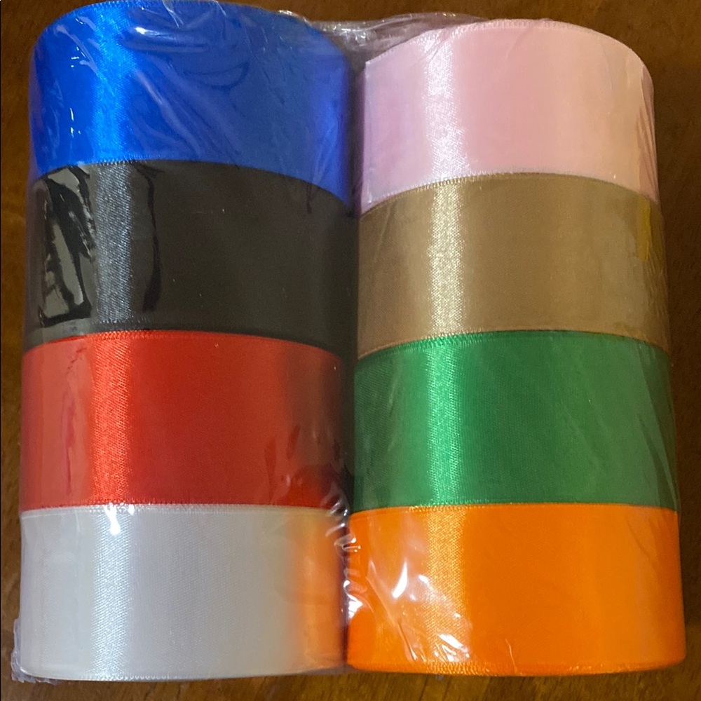 Colorful Satin Ribbon Set for Parties